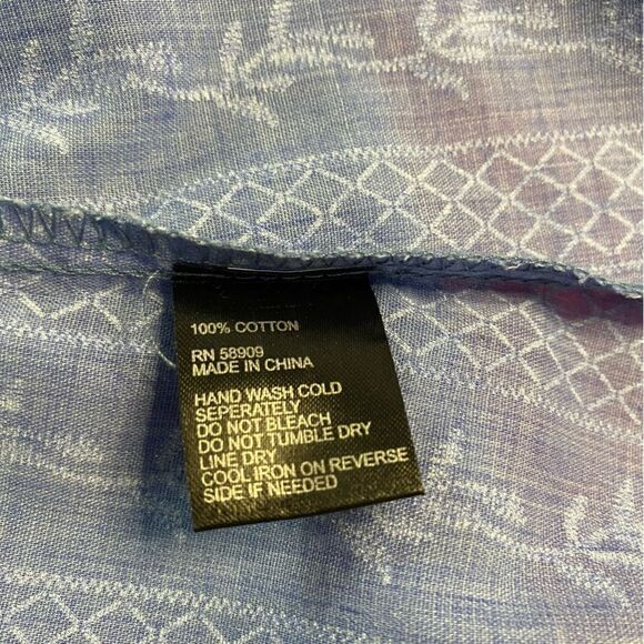 Gianni bini embroidered off the Shoulder Top Blue Size S - Picture 5 of 7